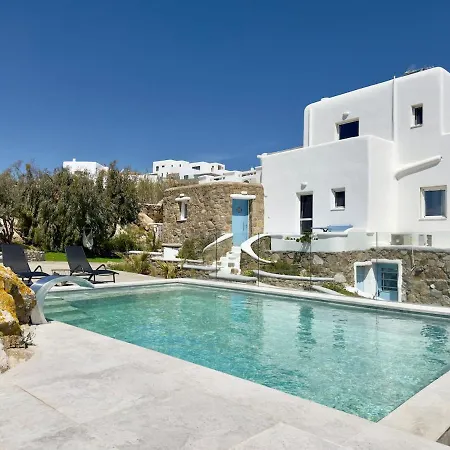 Greystone & Sky Mykonos Villa Tourlos